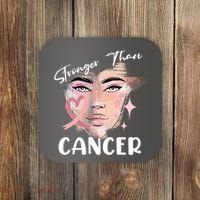 Stronger Than Cancer Girl Coaster thumb 0