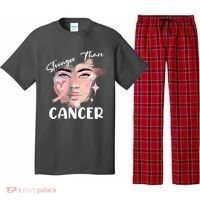 Stronger Than Cancer Girl Pajama Set thumb 0