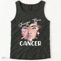Stronger Than Cancer Girl Tank Top thumb 2