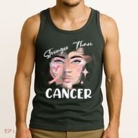 Stronger Than Cancer Girl Tank Top thumb 3