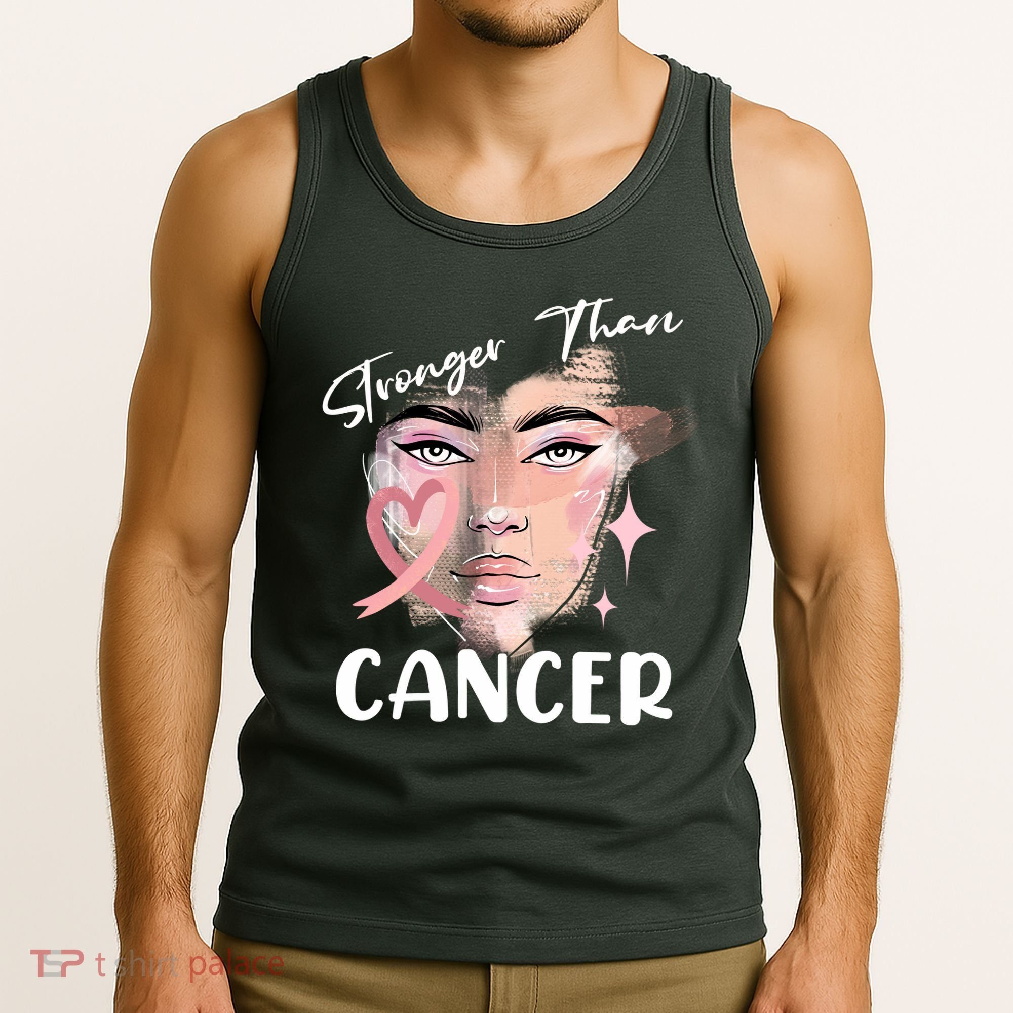 Stronger Than Cancer Girl Tank Top