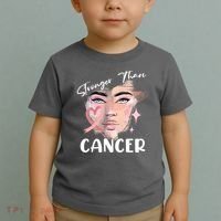 Stronger Than Cancer Girl Toddler T-Shirt thumb 2
