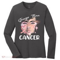 Stronger Than Cancer Girl Women's Long Sleeve Shirt thumb 0