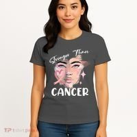 Stronger Than Cancer Girl Women's T-Shirt thumb 4