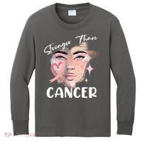 Stronger Than Cancer Girl Kids Long Sleeve Shirt thumb 0