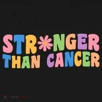 Stronger Than Cancer Awareness Colorful Women's Hoodie thumb 2