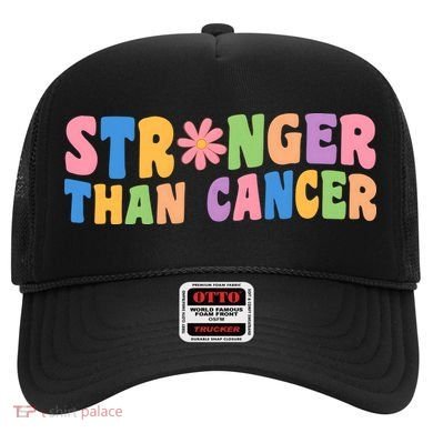 Stronger Than Cancer Awareness Colorful Hat