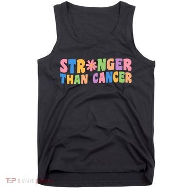 Stronger Than Cancer Awareness Colorful Tank Top