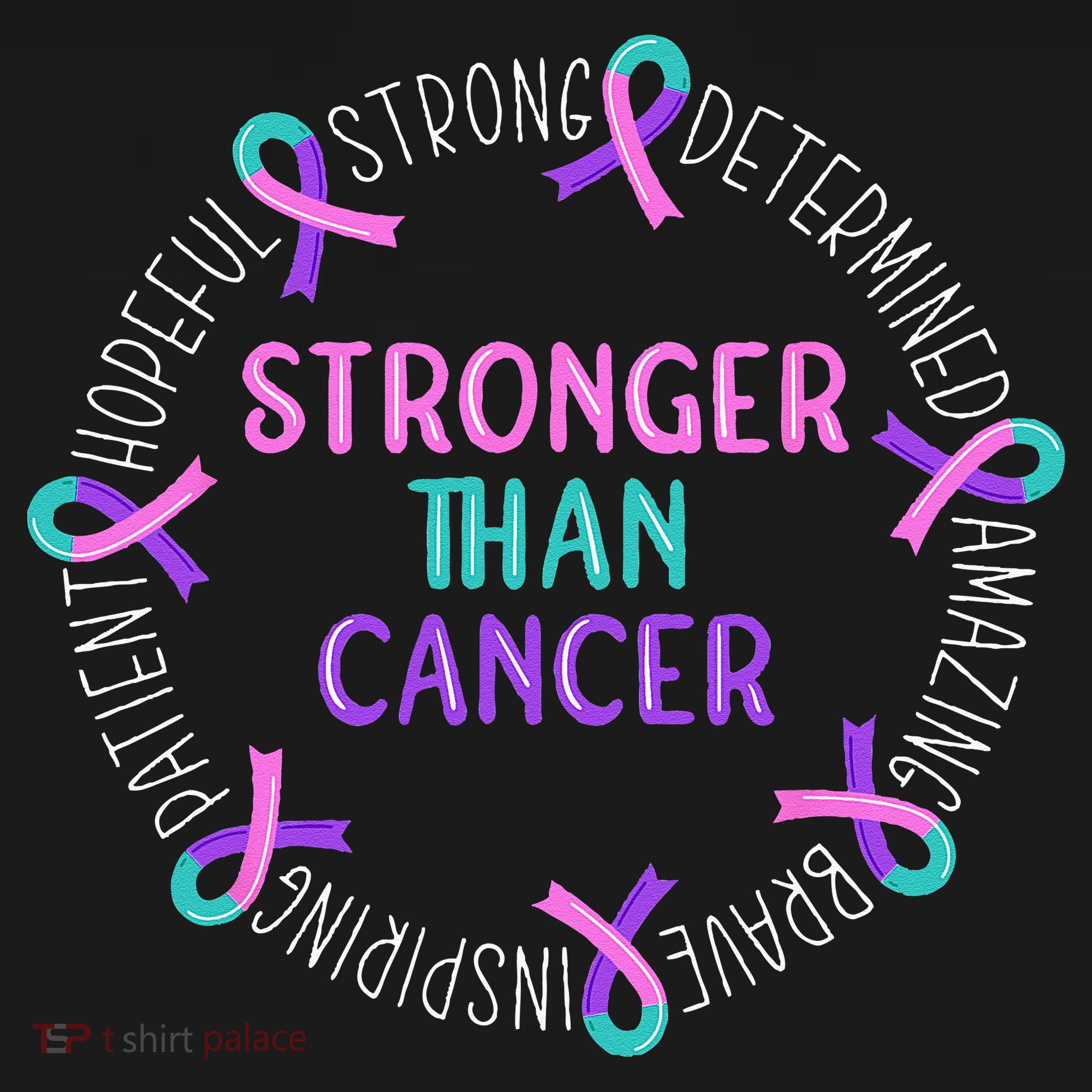 Stronger Than Cancer Thyroid Cancer Bucket Hat