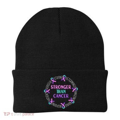 Stronger Than Cancer Thyroid Cancer Beanie