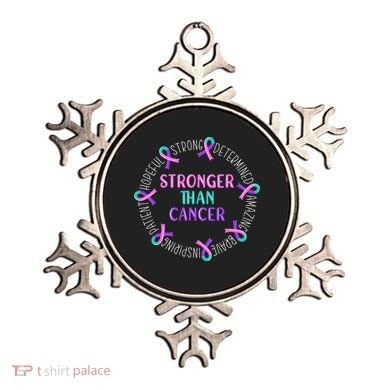 Stronger Than Cancer Thyroid Cancer Ornament