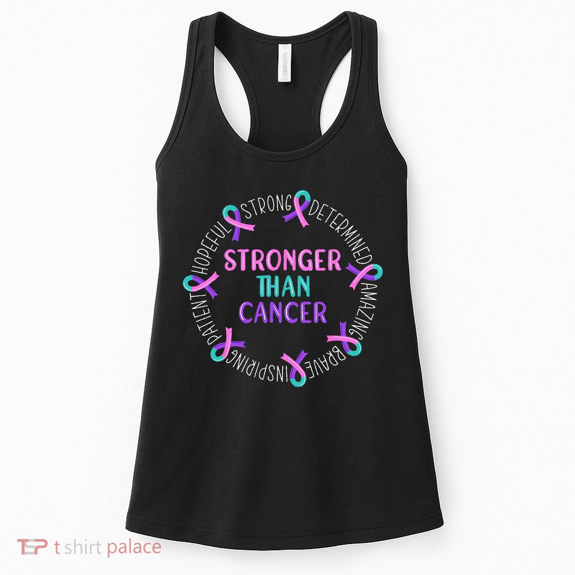 Stronger Than Cancer Thyroid Cancer Women's Tank Top
