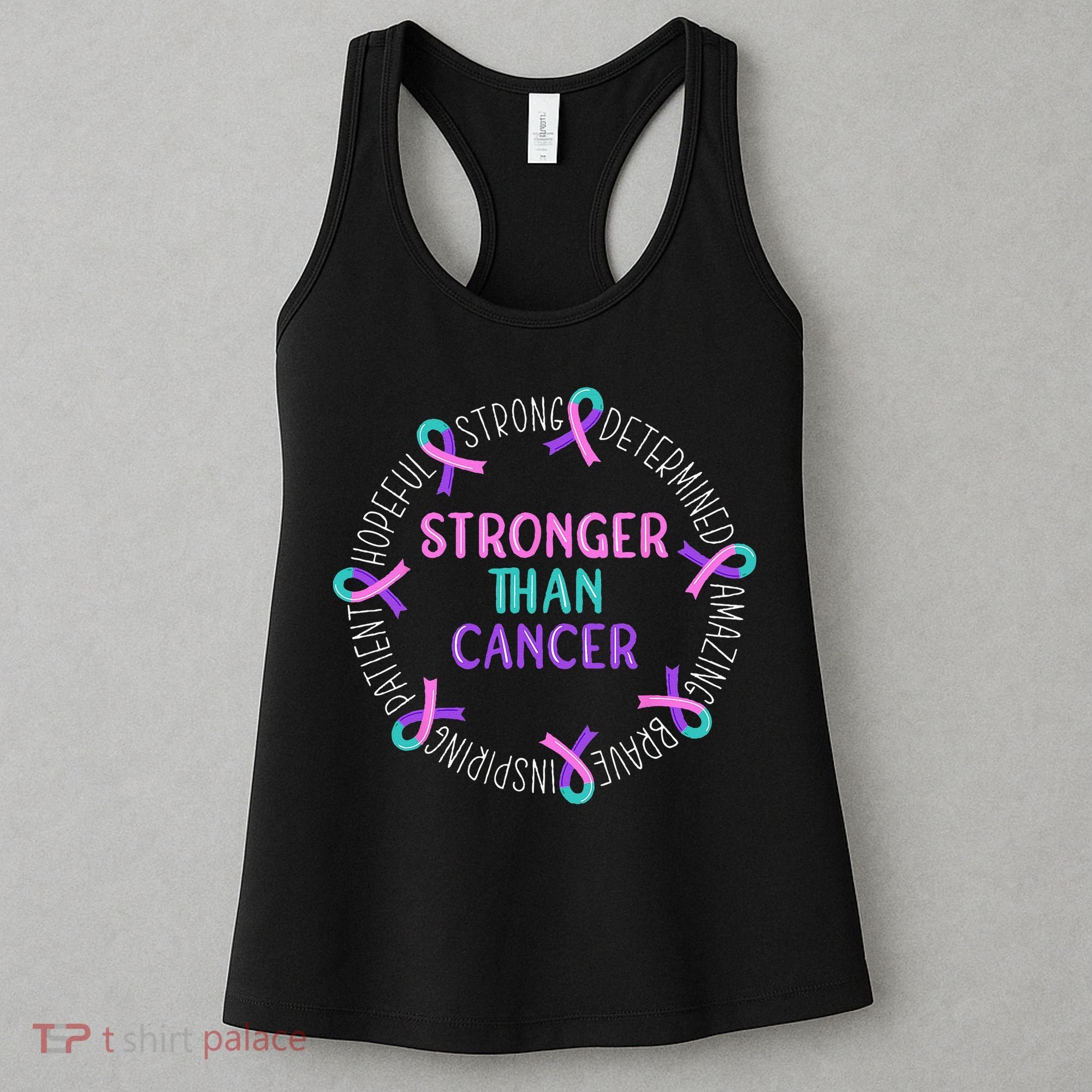 Stronger Than Cancer Thyroid Cancer Women's Tank Top