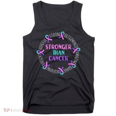 Stronger Than Cancer Thyroid Cancer Tank Top