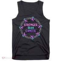Stronger Than Cancer Thyroid Cancer Tank Top thumb 0