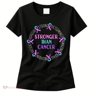 Stronger Than Cancer Thyroid Cancer Women's T-Shirt
