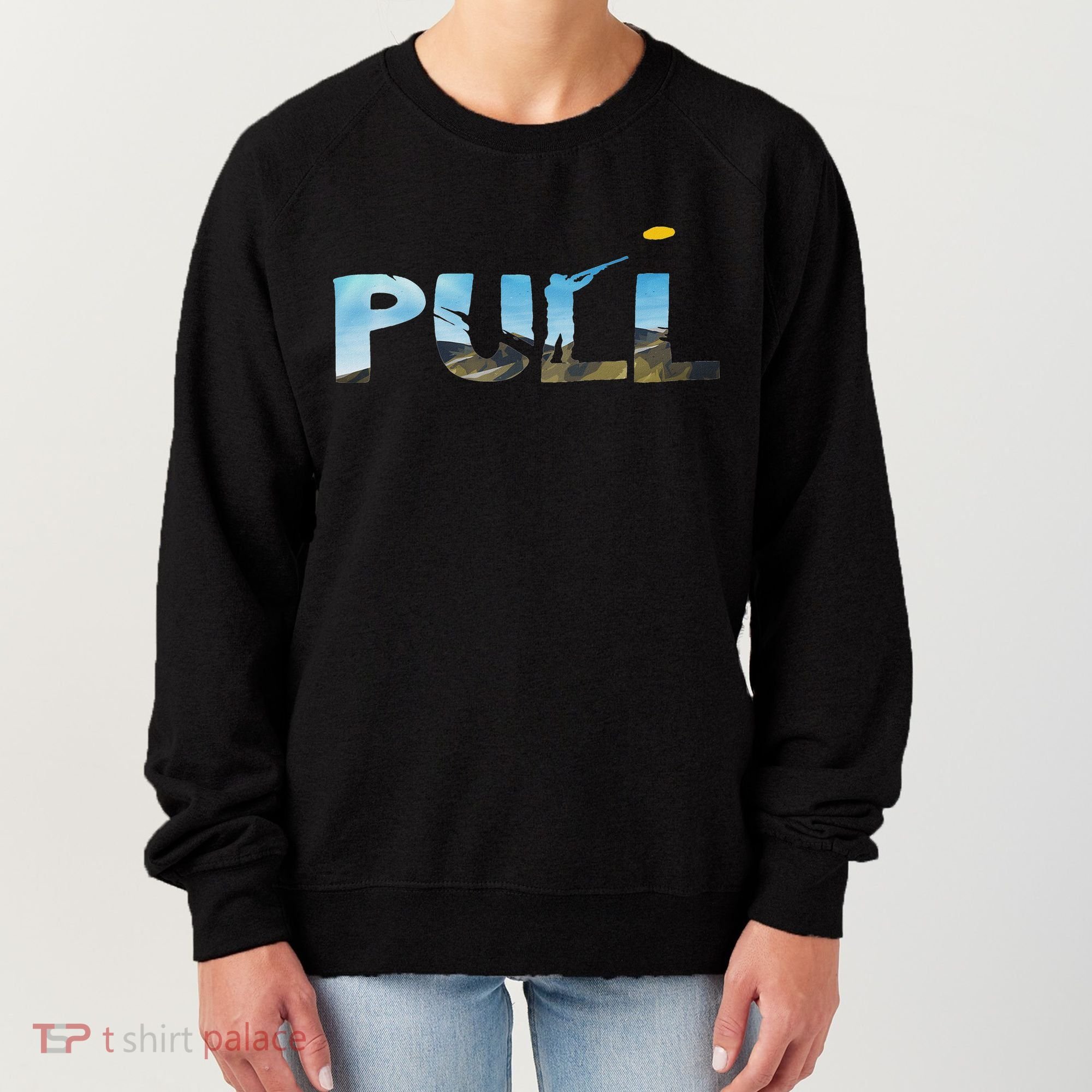 Skeet Trap Clay Pull Skeet Shooting Shooter Clay Shooting Women's Sweatshirt