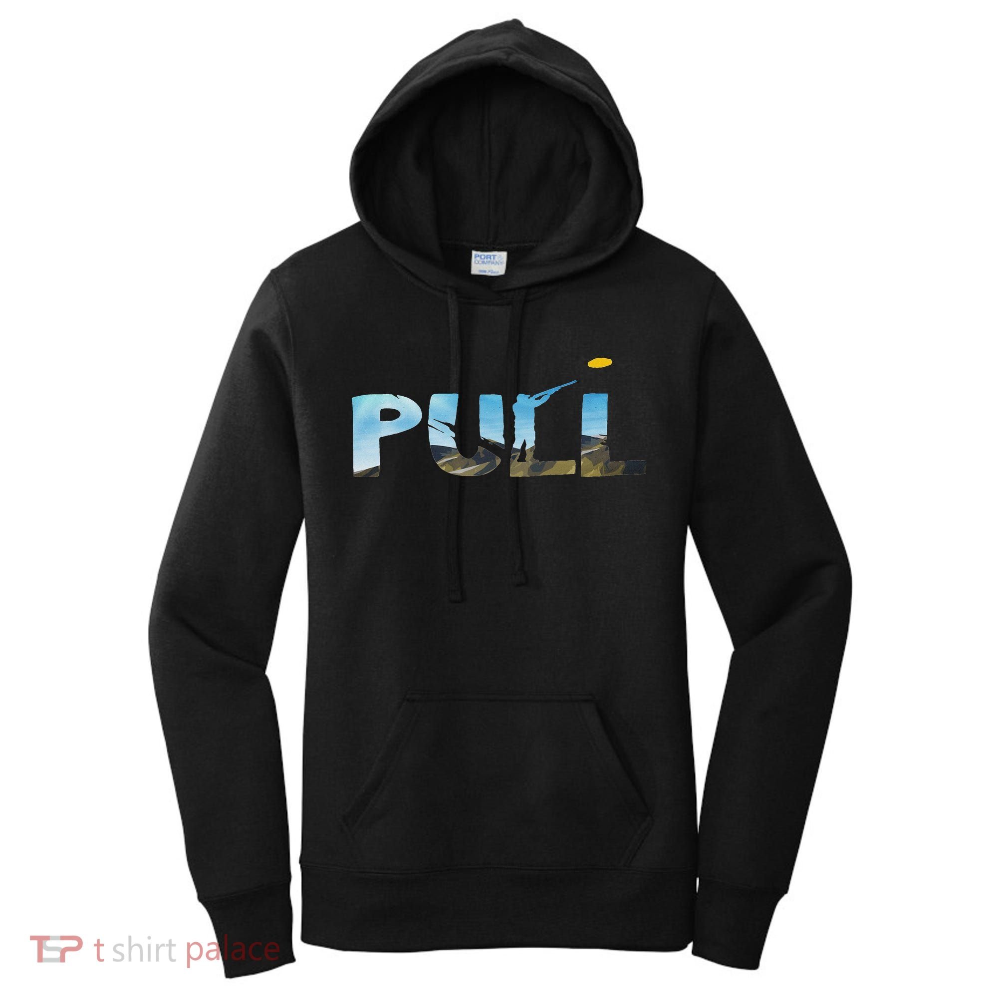 Skeet Trap Clay Pull Skeet Shooting Shooter Clay Shooting Women's Hoodie