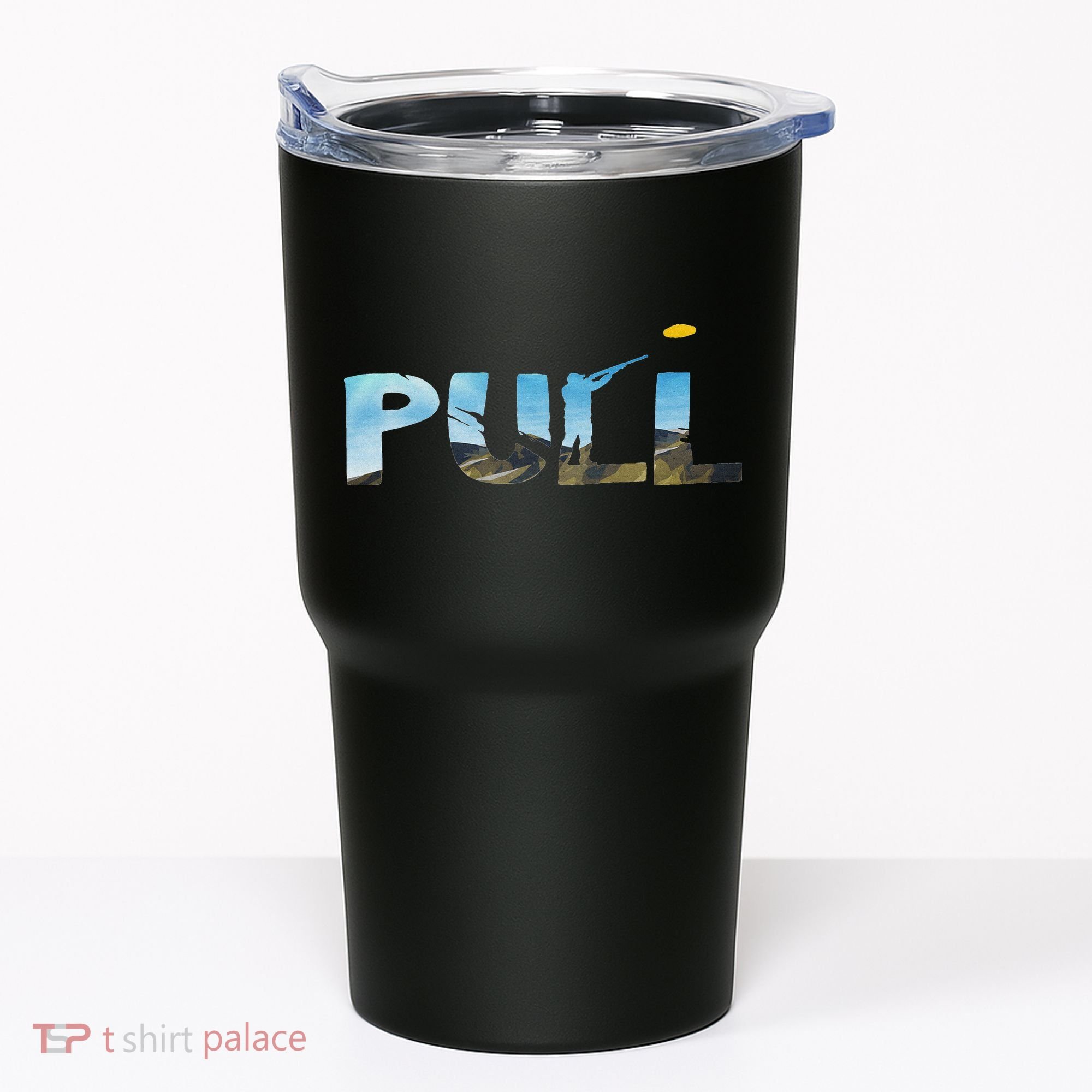 Skeet Trap Clay Pull Skeet Shooting Shooter Clay Shooting Tumbler