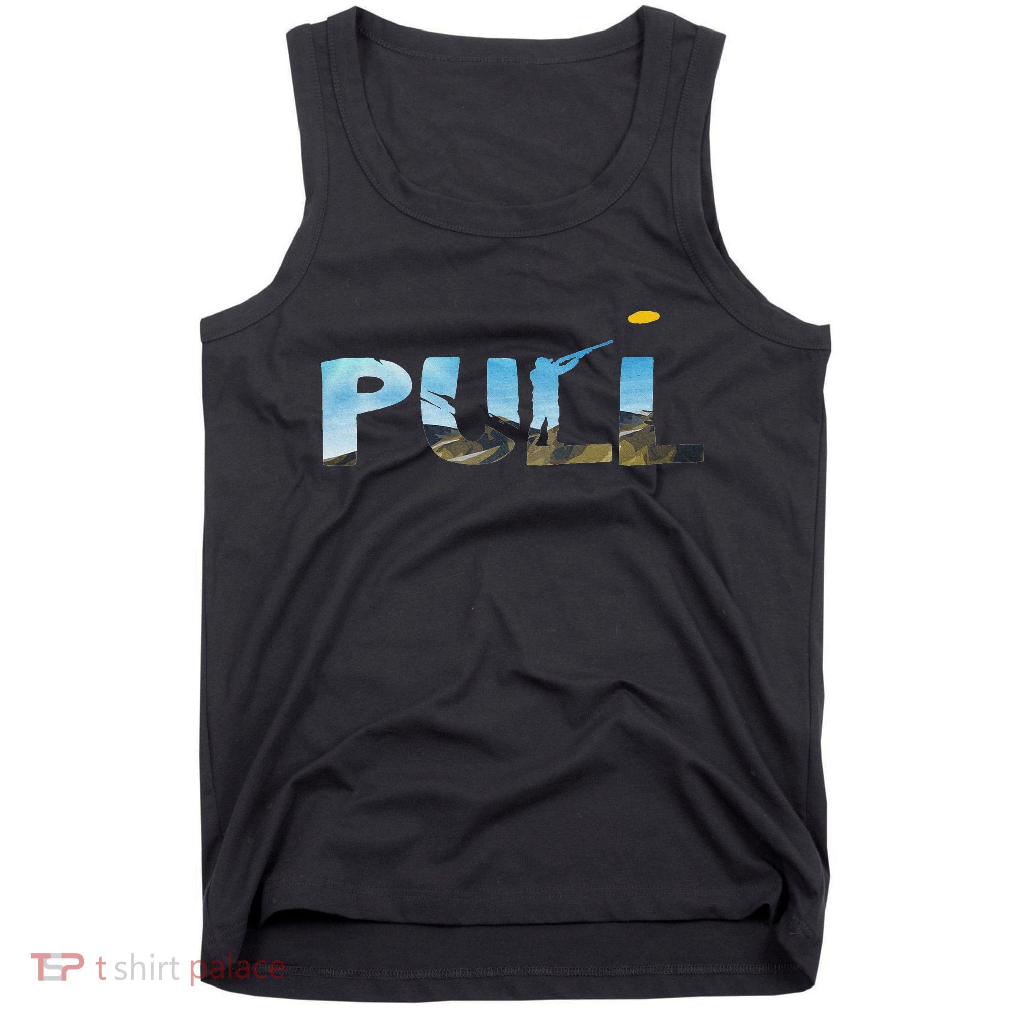 Skeet Trap Clay Pull Skeet Shooting Shooter Clay Shooting Tank Top
