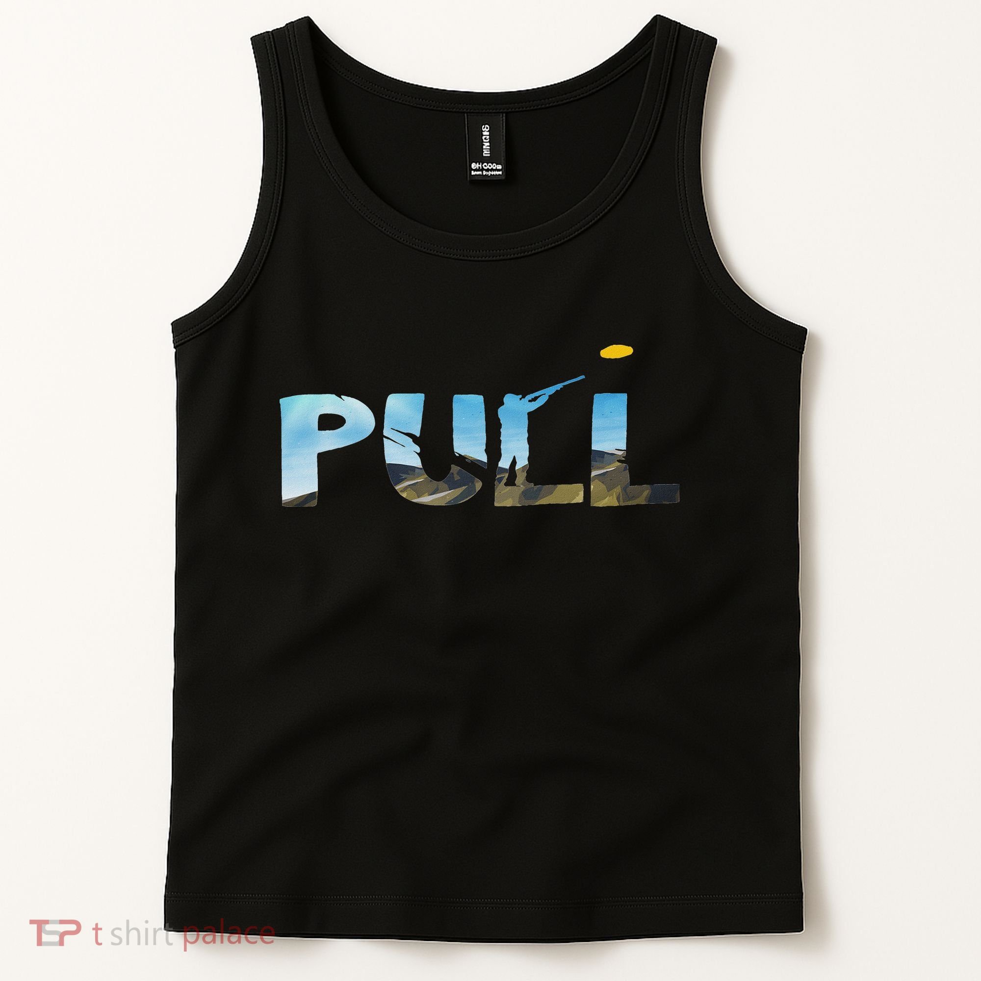 Skeet Trap Clay Pull Skeet Shooting Shooter Clay Shooting Tank Top