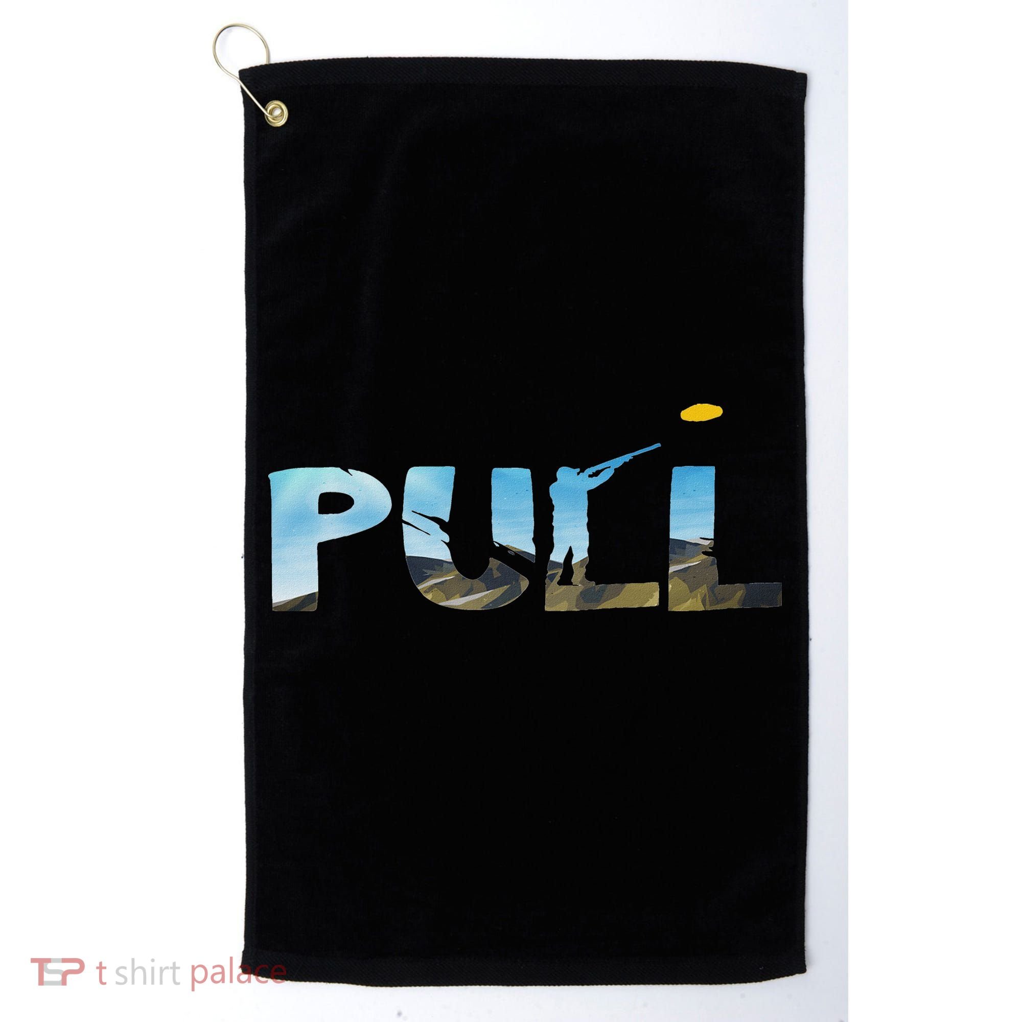 Skeet Trap Clay Pull Skeet Shooting Shooter Clay Shooting Golf Towel