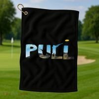 Skeet Trap Clay Pull Skeet Shooting Shooter Clay Shooting Golf Towel thumb 1