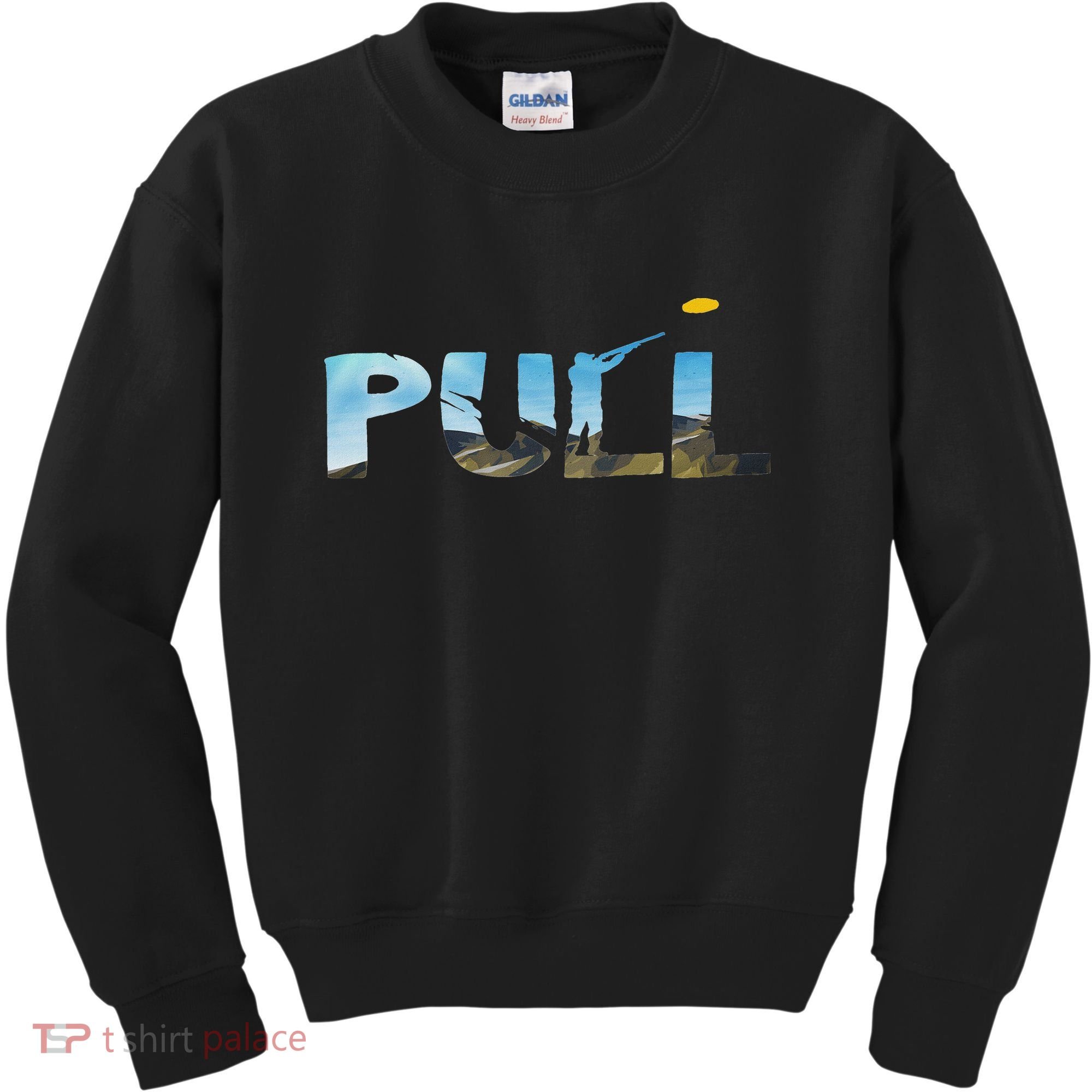 Skeet Trap Clay Pull Skeet Shooting Shooter Clay Shooting Kids Sweatshirt