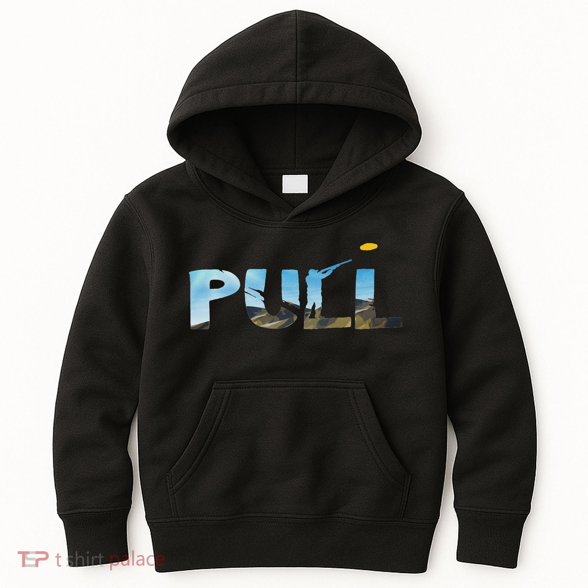 Skeet Trap Clay Pull Skeet Shooting Shooter Clay Shooting Kids Hoodie