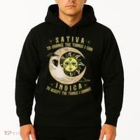 Sativa To Change The Things I Can Indica Accept The Things Hoodie thumb 2