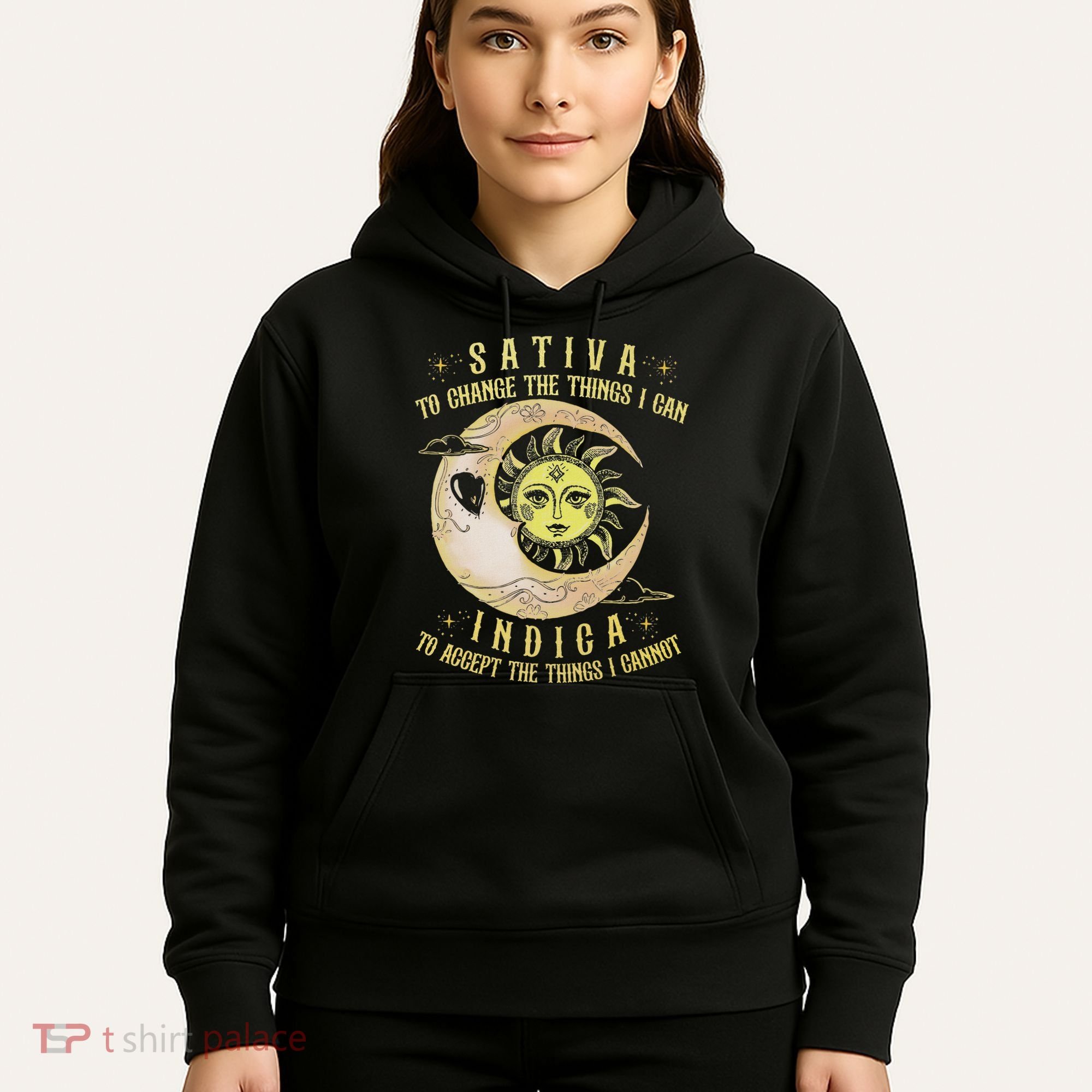 Sativa To Change The Things I Can Indica Accept The Things Hoodie
