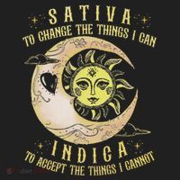Sativa To Change The Things I Can Indica Accept The Things Beanie thumb 2