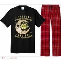 Sativa To Change The Things I Can Indica Accept The Things Pajama Set thumb 0