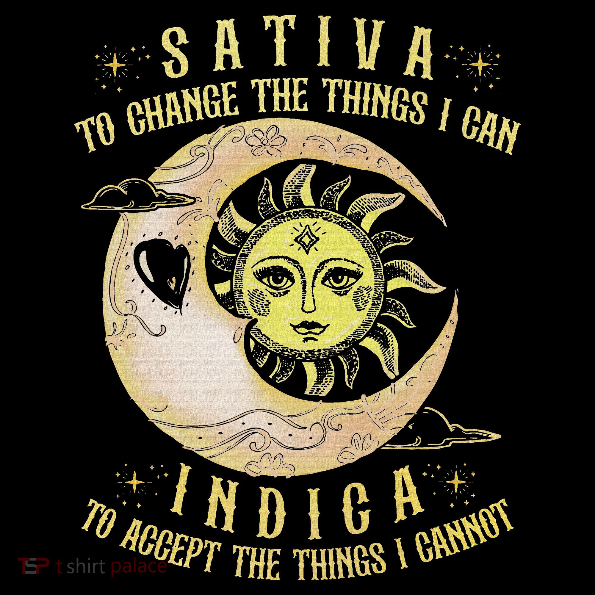 Sativa To Change The Things I Can Indica Accept The Things Women's Hoodie