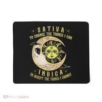 Sativa To Change The Things I Can Indica Accept The Things Mousepad thumb 0