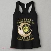 Sativa To Change The Things I Can Indica Accept The Things Women's Tank Top thumb 3