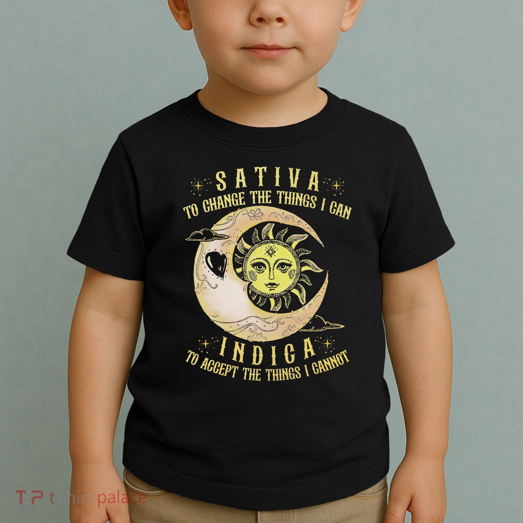 Sativa To Change The Things I Can Indica Accept The Things Toddler T-Shirt