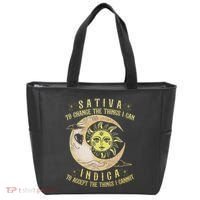 Sativa To Change The Things I Can Indica Accept The Things Tote Bag thumb 0