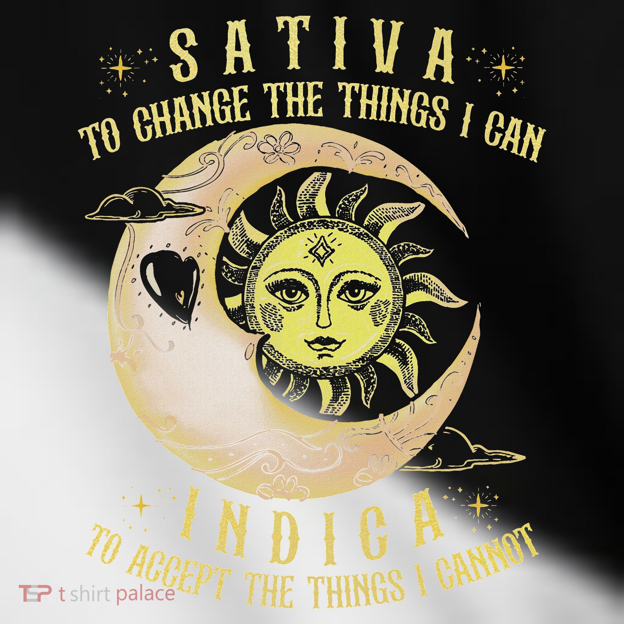 Sativa To Change The Things I Can Indica Accept The Things Toddler Fine Jersey T-Shirt