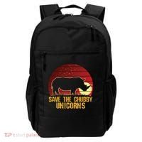 Save The Chubby Unicorns African Sunset Rhino Backpack thumb 0