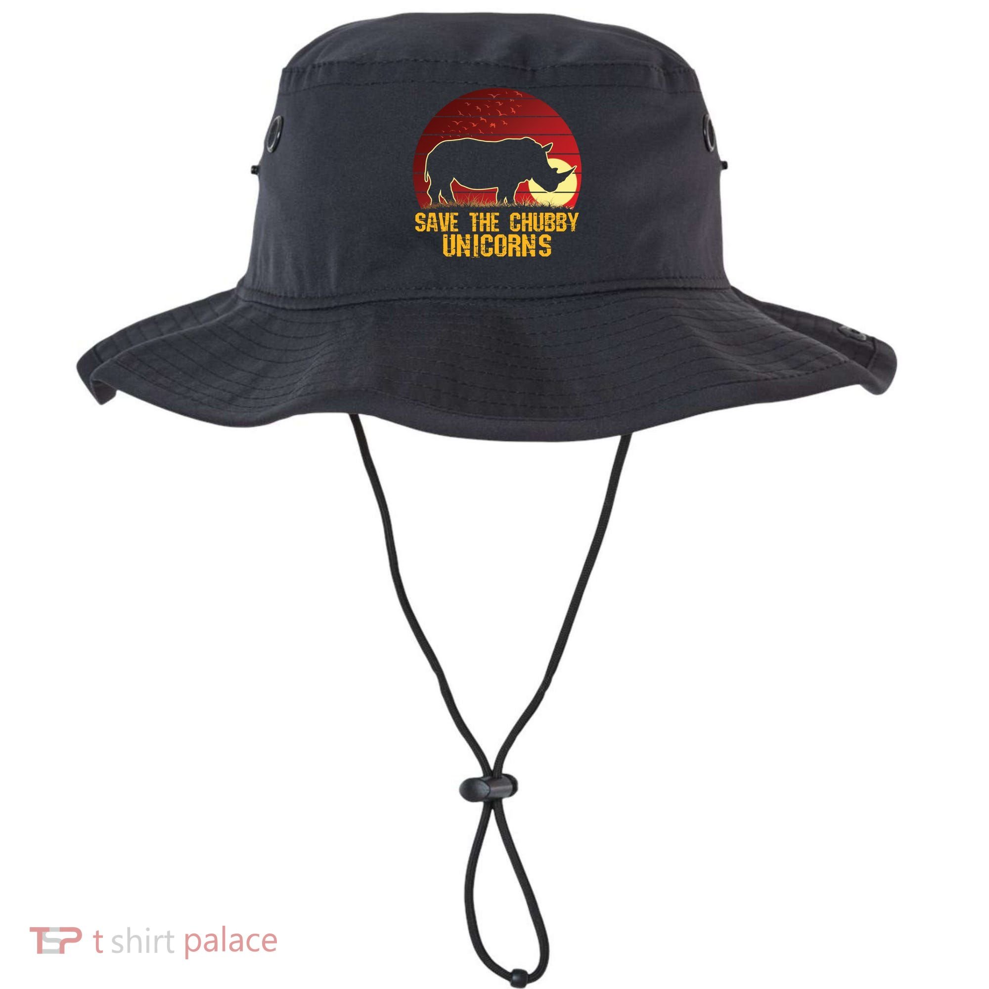 Save The Chubby Unicorns African Sunset Rhino Bucket Hat