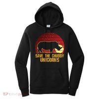 Save The Chubby Unicorns African Sunset Rhino Women's Hoodie thumb 0