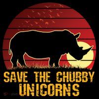 Save The Chubby Unicorns African Sunset Rhino Toddler Hoodie thumb 2