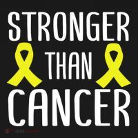 Stronger Than Cancer Sarcoma Cone Bladder Yellow Ribbon Gift Great Gift Backpack thumb 2