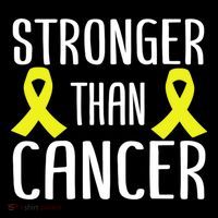 Stronger Than Cancer Sarcoma Cone Bladder Yellow Ribbon Gift Great Gift Bucket Hat thumb 4