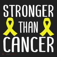 Stronger Than Cancer Sarcoma Cone Bladder Yellow Ribbon Gift Great Gift Hat thumb 2