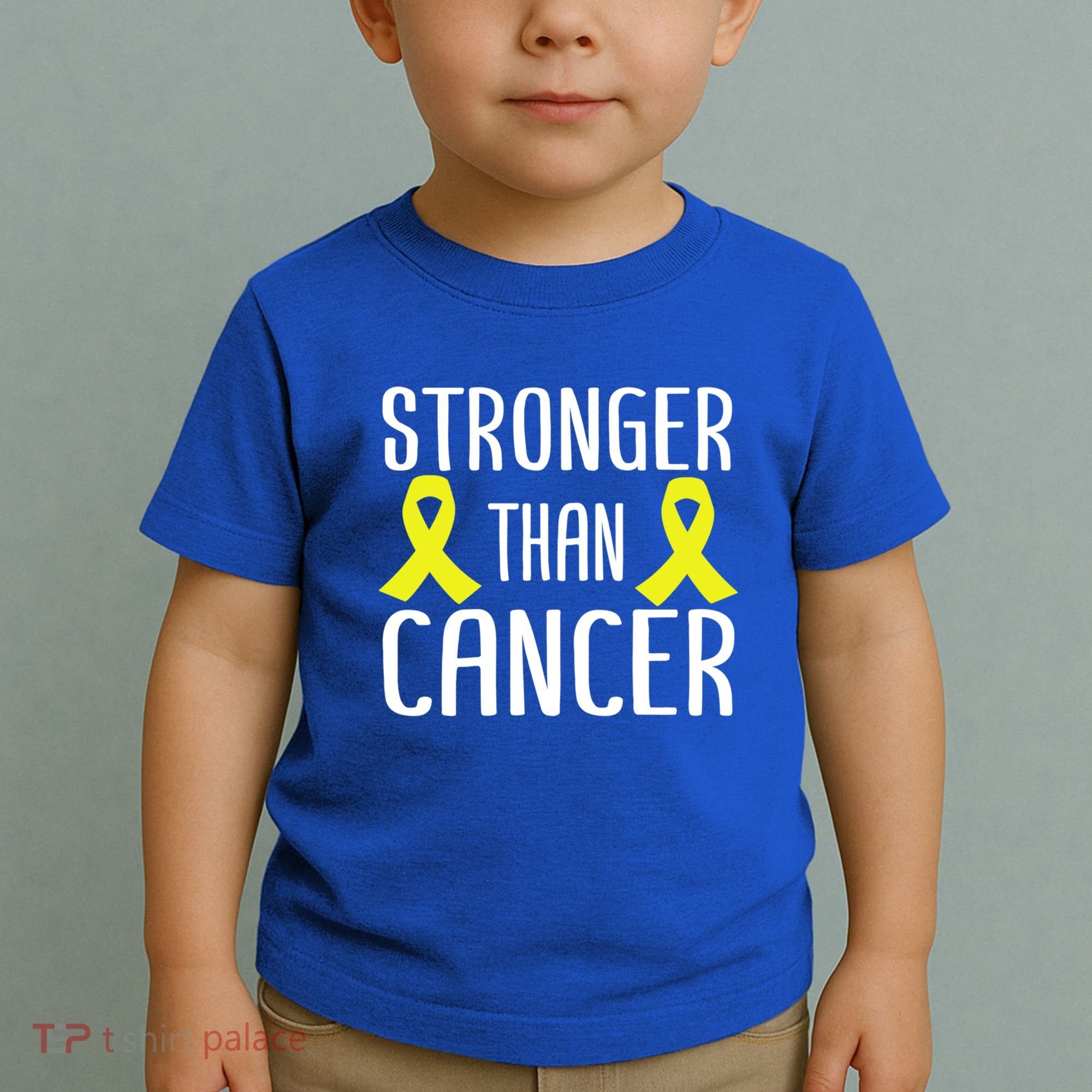 Stronger Than Cancer Sarcoma Cone Bladder Yellow Ribbon Gift Great Gift Toddler T-Shirt