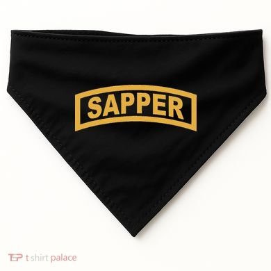 Sapper Tab Combat Engineer USA-Made Doggie Bandana