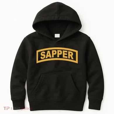 Sapper Tab Combat Engineer Kids Hoodie