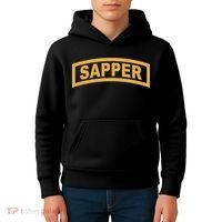 Sapper Tab Combat Engineer Kids Hoodie thumb 4